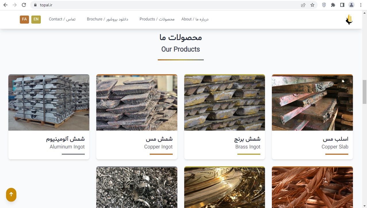 رونمایی از اولین نسخه وب سایت برند توپال